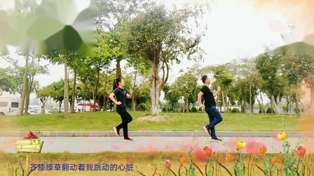 云裳广场舞《我站在高高的山岗上》