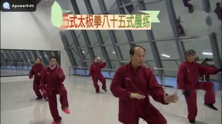 杨式太极拳85式晨练