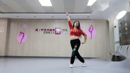 舞灵美娜子广场舞《爱我中华》  2019教学版
