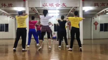 王广成健身广场舞《厉害了我的国》背面演示
