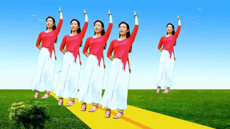 广场舞精选《三步踩》简单的舞步美丽大方好