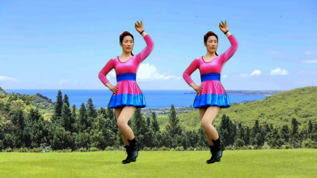 精选情歌广场舞《山谷里的思念》优美好看的