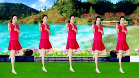 中老年最新9月广场舞《青青河边草》简单欢