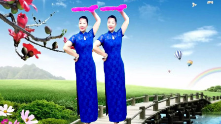辣妈炫舞广场舞《女人花》入门旗袍舞
