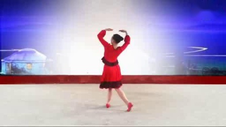 格格广场舞《草原花月夜》正背面演示及分解