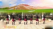 春英广场舞《多彩的哈达》原创水兵舞含教学