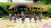 春英广场舞《五指山欢迎你》队形版加背面分