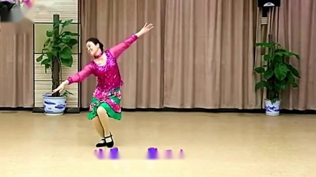 高安子君广场舞  《幸福感 》 背面 教学高