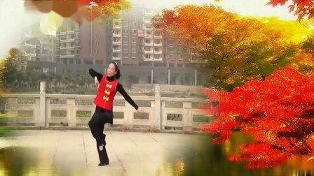 高安子君广场舞 《我的蒙古马》 （爱吾） 背面 