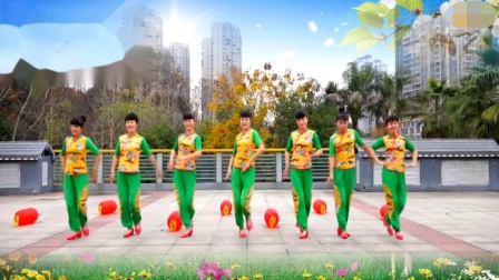 吉美广场舞《新年好》教学视频基础步慢动作
