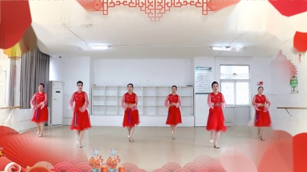 刘荣广场舞《新年好财神到》简单好学教学高清视频免费下载下载