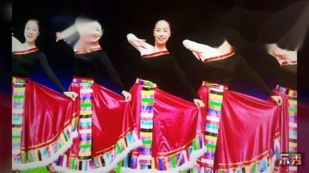 春英广场舞《月光下的美人》藏族舞蹈 教学