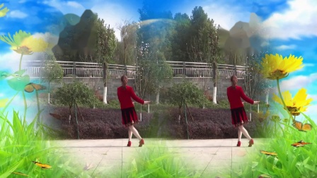 格格广场舞《草原花》简单好学教学高清视频