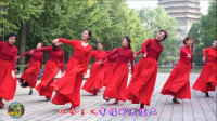 玲珑广场舞《北京的金山上》动作简单好看好