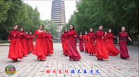 玲珑广场舞《一晃就老了》抒情优美附正背面
