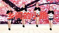 DJ广场舞《乡间的小路》初学广场舞一步一步