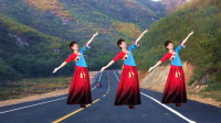 广场舞《天路》歌醉舞美简单好看 更易学