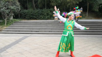 广场舞《我在纳林湖等着你》蒙族舞蹈 简单