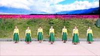 广场舞《花开的地方》藏族舞优美好看附动作