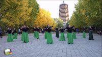 玲珑广场舞《乌兰巴托的夜》正背面演示慢速