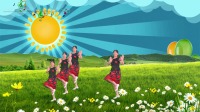 DJ广场舞《映山红》舞姿靓丽动人好听好看又