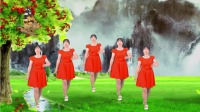 DJ广场舞《月亮弯弯在天边》 简单好看又好