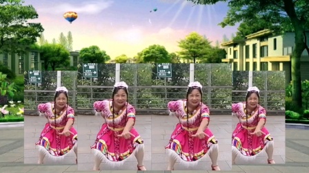 广场舞《土家摔三碗》舞步简单时尚好看又好