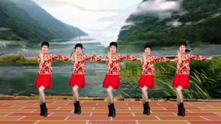 广场舞《阿哥阿妹不分离》轻松动感 节奏明