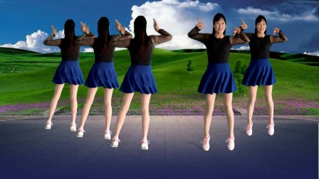 广场舞《天生丽质》正背面带你跳
