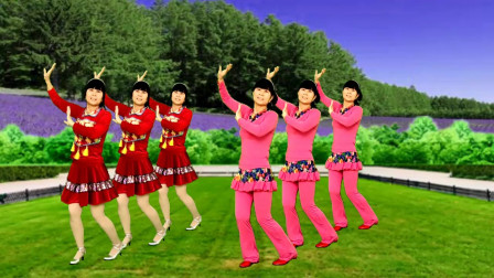 广场舞《爱不停息》歌声优美动听 简单又好