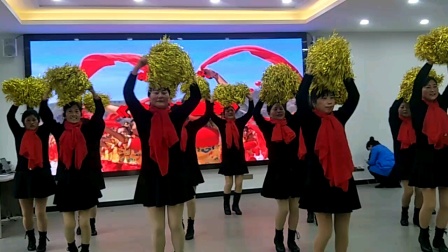 广场舞《欢乐中国年》正反面每天坚持早晚做