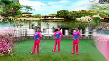 群音广场舞《粉红情歌》欢快动感大气飞扬32