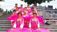广场舞《祖国你好》变队形扇子舞 广场舞初