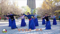 玲珑广场舞《梦回草原》简单新颖的舞步优美