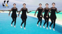 广场舞《心在跳情在烧》正背面演示慢速口令