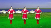 草原风广场舞《敖包相会》简单欢快 一看你