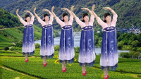 古典风广场舞《美人吟》减肥舞蹈简单易学的
