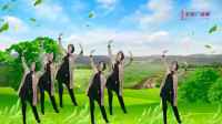 广场舞《彩月追月》动人舞姿时尚带劲优美好
