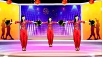 广场舞《开门红》2021新年花球舞 喜庆欢快