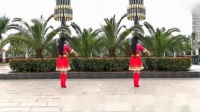 福州闽侯凤儿广场舞《草原海》正背面演示分