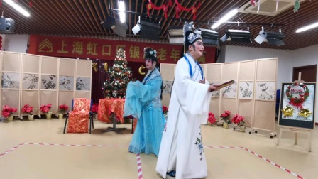 越剧巜盘妻索妻》赏月 沈妙忠 陆夏仙戏曲免