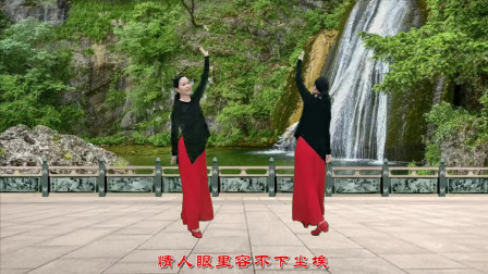 云裳广场舞《情花几时开》教程初级舞步视频
