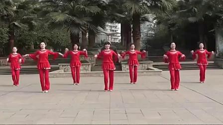 周思萍广场舞 《大姑娘美》教学视频基础步
