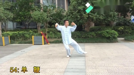 传统杨式太极拳85式视频教程慢动作