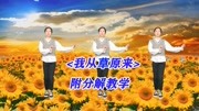 广场舞教学视频免费下载mp4《我从草原来》