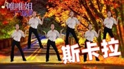 广场舞教程初级舞步分解动作《斯卡拉》动感广场舞原创教学下载
