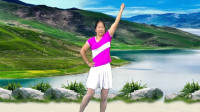 宇美广场舞原创《何必再问》正背面演示及口令教学0 基础学广场舞步法下载