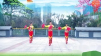 吉美广场舞《新年大吉》广场舞瘦肚子30分钟视频下载