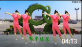 中老年健身操66节视频下载《军中绿花》背面