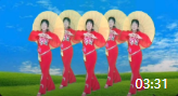 辣妈广场舞伞舞《水乡新娘》广场舞教学视频